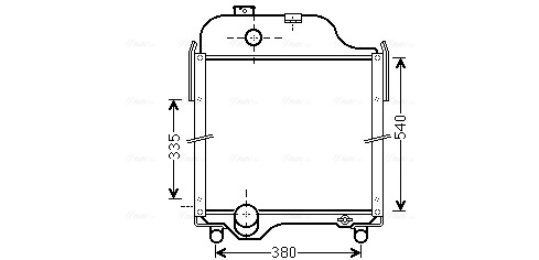 Ava Cooling Radiateur JD2007