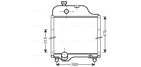 Ava Cooling Radiateur JD2008