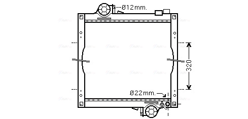 Ava Cooling Radiateur JD2009