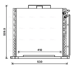 Ava Cooling Airco condensor JD5051