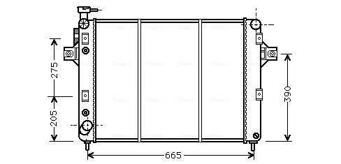 Ava Cooling Radiateur JE2017