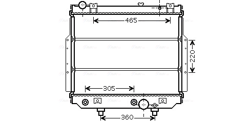 Ava Cooling Radiateur JEA2038