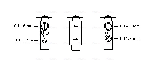 Ava Cooling Airco expansieklep JR1046
