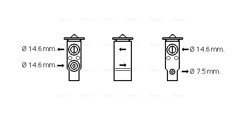 Ava Cooling Airco expansieklep KA1184