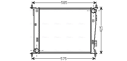 Ava Cooling Radiateur KA2135