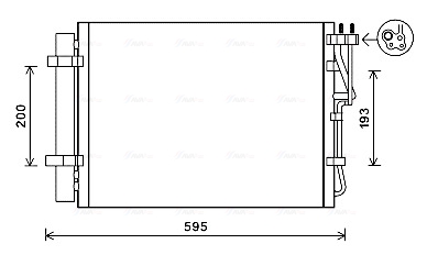 Ava Cooling Airco condensor KA5198D