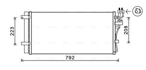 Ava Cooling Airco condensor KAA5148D