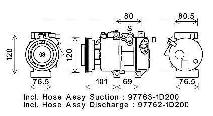 Ava Cooling Airco compressor KAK275