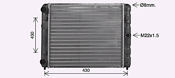 Ava Cooling Radiateur LA2039