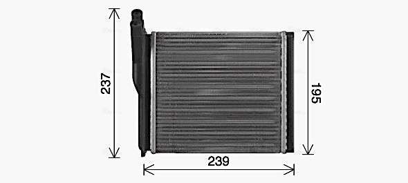 Ava Cooling Kachelradiateur LA6033