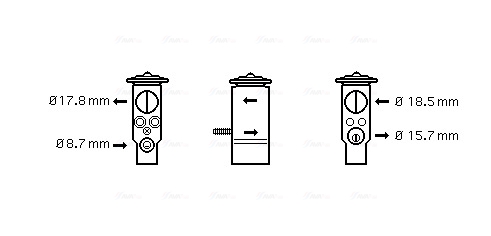 Ava Cooling Airco expansieklep MC1005
