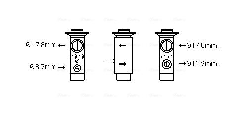 Ava Cooling Airco expansieklep MC1017