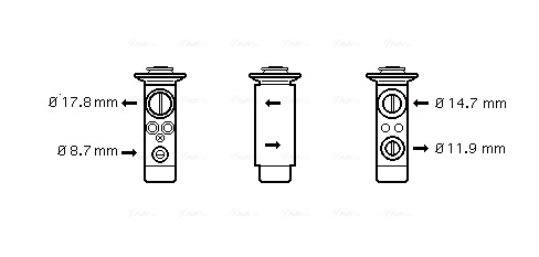 Ava Cooling Airco expansieklep ME1256