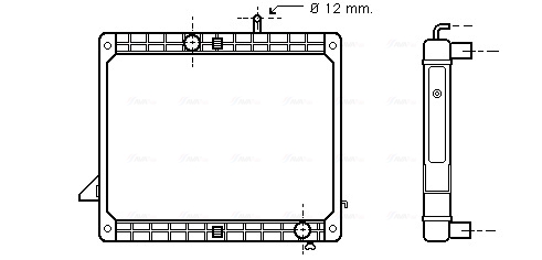 Ava Cooling Radiateur ME2175