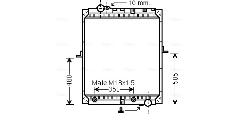 Ava Cooling Radiateur ME2182
