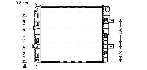 Ava Cooling Radiateur ME2184