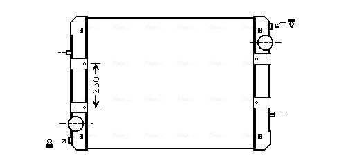 Ava Cooling Radiateur ME2221N