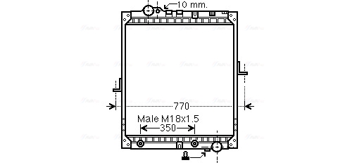 Ava Cooling Radiateur ME2235