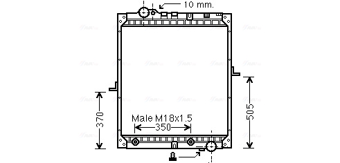 Ava Cooling Radiateur ME2237