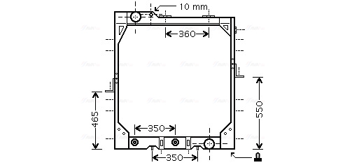 Ava Cooling Radiateur MEA2195