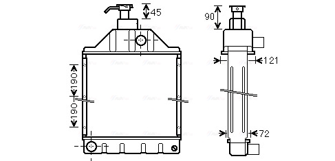Ava Cooling Radiateur MF2008