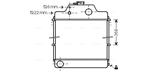 Ava Cooling Radiateur MF2016