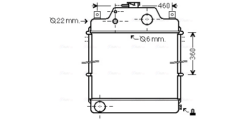 Ava Cooling Radiateur MF2023