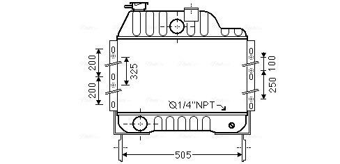Ava Cooling Radiateur MF2036
