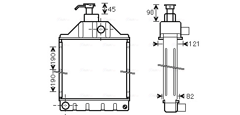 Ava Cooling Radiateur MF2039