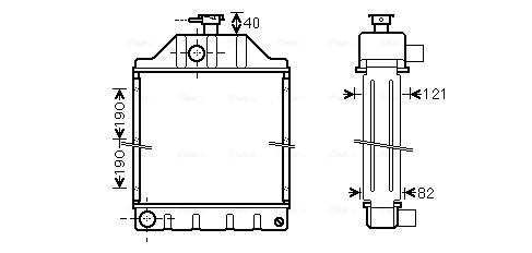 Ava Cooling Radiateur MF2040