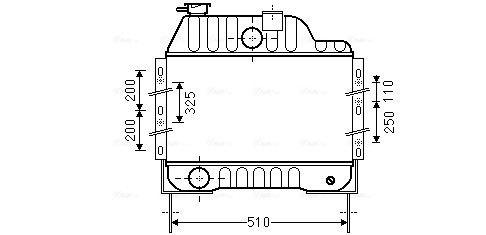 Ava Cooling Radiateur MF2042
