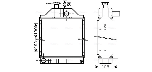 Ava Cooling Radiateur MF2044