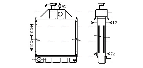 Ava Cooling Radiateur MF2046