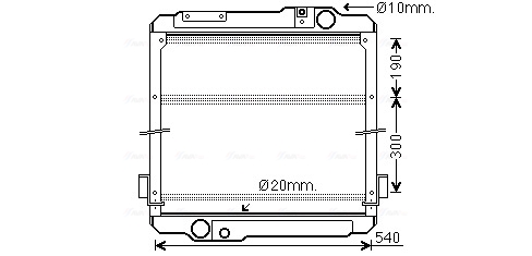 Ava Cooling Radiateur MF2051