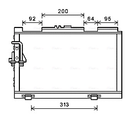 Ava Cooling Airco condensor MF5052