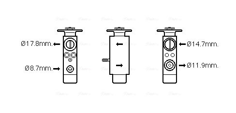 Ava Cooling Airco expansieklep MN1082