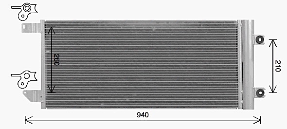 Ava Cooling Airco condensor MN5151D