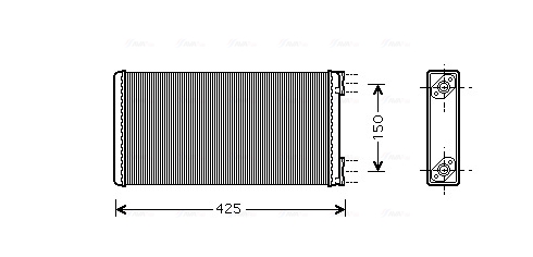 Ava Cooling Kachelradiateur MN6028