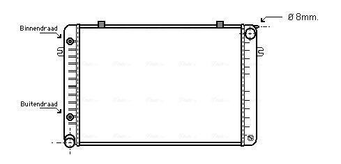 Ava Cooling Radiateur MS2092