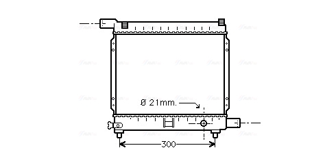 Ava Cooling Radiateur MS2179