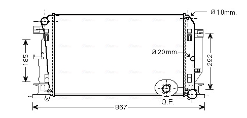 Ava Cooling Radiateur MS2402