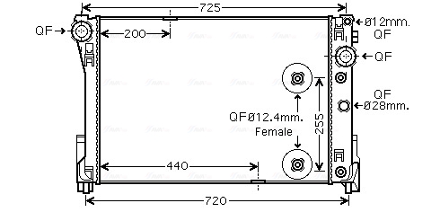 Ava Cooling Radiateur MS2491