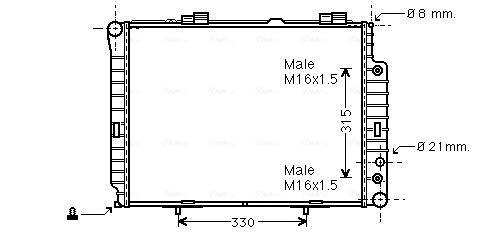 Ava Cooling Radiateur MSA2189