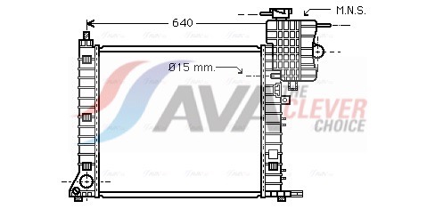 Ava Cooling Radiateur MSA2264