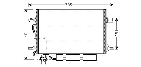 Ava Cooling Airco condensor MSA5307D