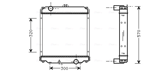Ava Cooling Radiateur MT2071