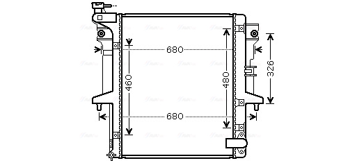 Ava Cooling Radiateur MT2203