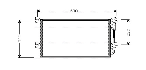 Ava Cooling Airco condensor MT5154