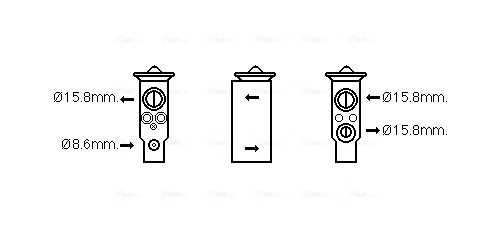 Ava Cooling Airco expansieklep MZ1257