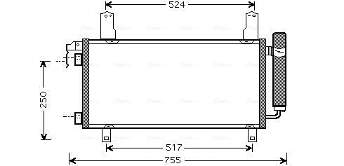 Ava Cooling Airco condensor MZ5157D